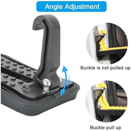 Universal Foldable Car Door Step Pedal Multifunctional Auxiliary Foot Pegs - Image 7