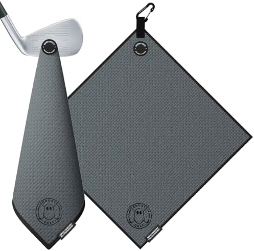 Ghost Golf Magnetic Towel, Ultra-Absorbent Microfiber Golf Towel by GhostGolf
