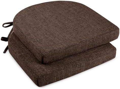 downluxe Indoor Chair Cushions for Dining Chairs, Soft and Comfortable Textured by Downluxe