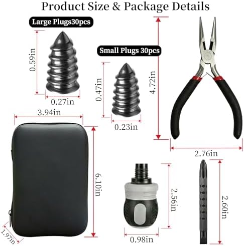 Tire Repair Kit, 3-in-1 Ratchet Tool - Image 5