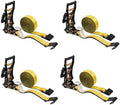 Mytee Products 4 Pack 2" x30' Ratchet Tie-Down Straps by MyteeProducts