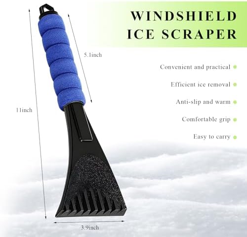 Ice Scraper for Car Windshield, Scratch-Free Auto Window Snow Scraper - Image 2
