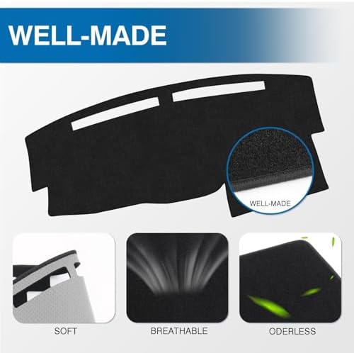 KUST Black Dash Cover for 2004-2012 Nissan Titan/ 2004-2007 Nissan Armada - Image 4