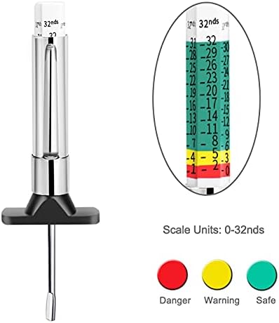 GODESON 88702 Smart Color Coded Tire Tread Depth Gauge - Image 3
