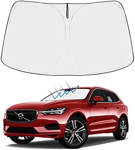 Proadsy Custom Fit 2018-2026 Volvo XC60 Windshield Sun Shade, Blocks Heat by Proadsy