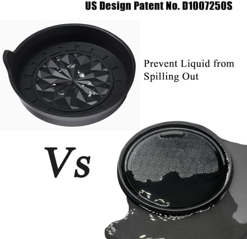 Amooca Automotive Cup Holders Universal Car Cup Coaster Waterproof Non-Slip - Image 2