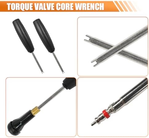 2PCS Tire Valve Core Torque Tool, Single Head Valve Core Removal Tool, Schrader - Image 3