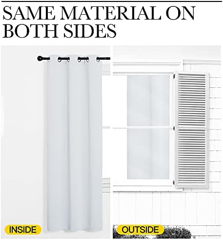 NICETOWN Blackout Curtains Panels, 2 Panels, 66 x 80-inch - Image 5