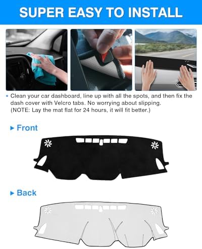 Autorder Dashboard Cover Mat for 2024 2025 2026 Subaru Crosstrek Accessories - Image 5