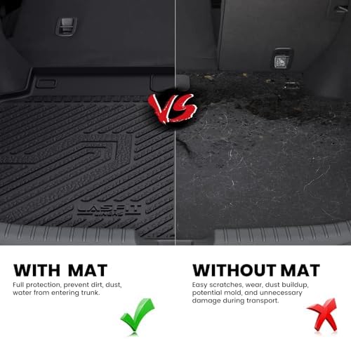 LASFIT All Weather Cargo Mats for Honda Civic 2017-2021 - Image 6