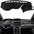 Dashboard Cover Dash Mat Fit for Ho-nda Accord 2017-2013, Car Dash Board Mat by KEYOOG