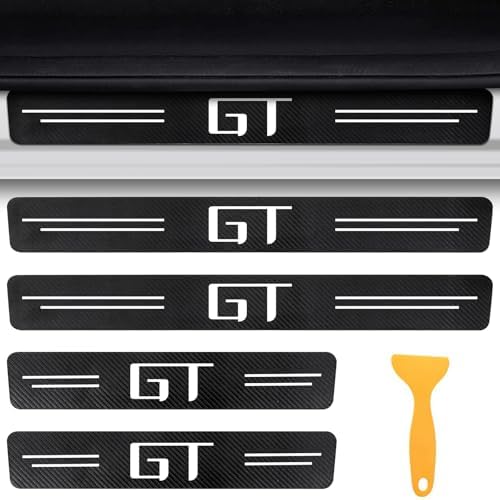 Door Sill Protectors for Kia Forte GT & Forte GT-Line 2021-2025, Carbon Fiber - Image 2