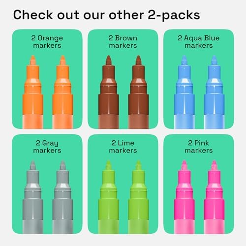 ARTISTRO Rose Gold Acrylic Paint Markers - Image 6