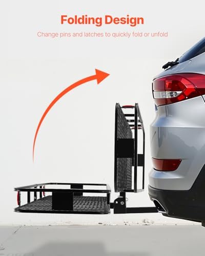VEVOR 70" x 30" x 6", Hitch Cargo Carrier, 500 lbs Capacity - Image 5