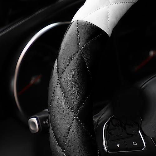 YHONGJT Cute Soft Microfiber Leather Anti-Slip Steering Wheel Cover, Universal - Image 4