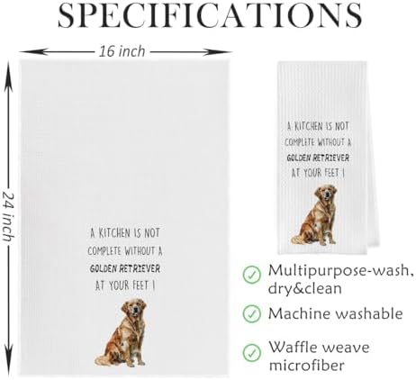 Golden Retriever Dish Towels Set - Image 5