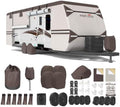 Travel Trailer Cover 35-38 ft 9 Layers Camper Cover by Unknown
