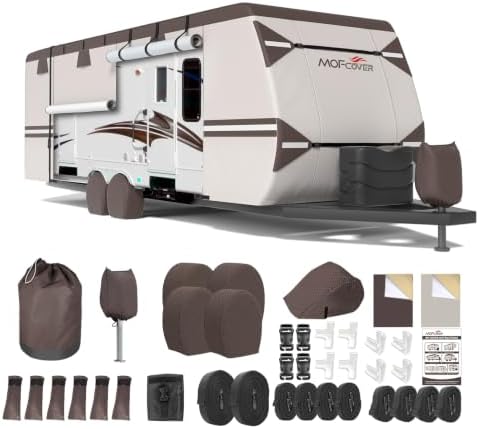 Travel Trailer Cover 35-38 ft 9 Layers Camper Cover by Unknown