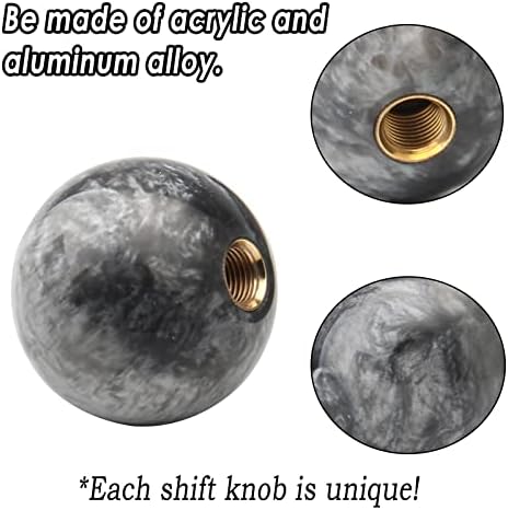Round Ball Shift Knob Universal Marble Style Gear Shift Knob 5 6 Speed - Image 4