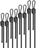 18" 36" 60" 80" Black Adjustable Carabiner Bungee Cords by LuckyStraps