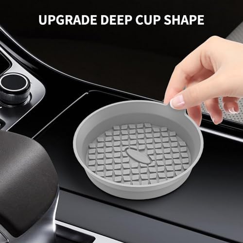 ME.FAN Car Cup Holder Coasters Silicone Cups Mats, Automotive Universal - Image 4