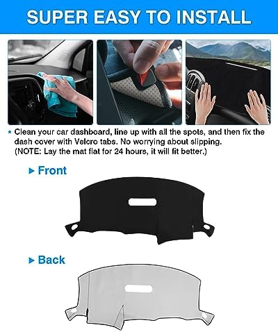 Autorder Dashboard Cover Mat for 2001-2007 Dodge Caravan/Grand Caravan/Chrysler - Image 5