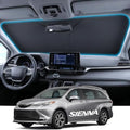 Wigoo for Toyota Sienna Windshield Sunshade, Custom Fit, Keeps Car Cool by wigoo