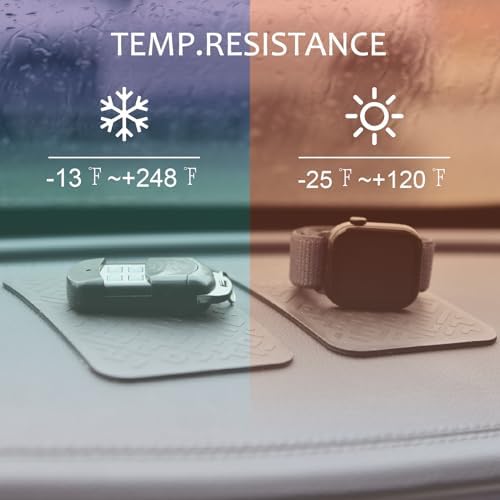 Car Dashboard Non Slip Mat, Brlvget Anti Slip Gel Pad, Cell Phone, Coins 5.3 x - Image 6