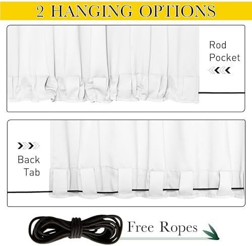 NICETOWN 2 PCs Waterproof Outdoor Curtains - Image 2