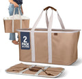 Collapsible Fabric Laundry Basket Tote Premium, 2 Pack by CleverMade