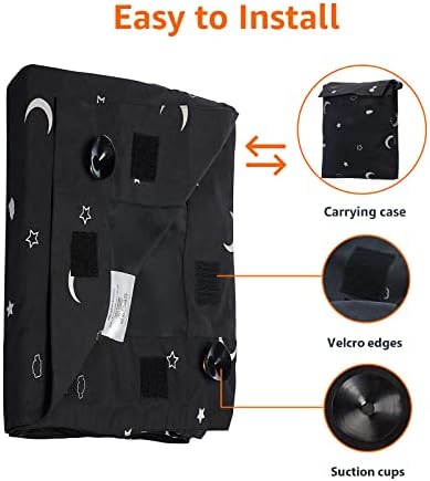 Amazon Basics Portable Room Darkening Blackout Curtain Shade - Image 3