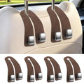 Amooca Car Headrest Hooks 4-Pack Suede Seat Organizer by Amooca