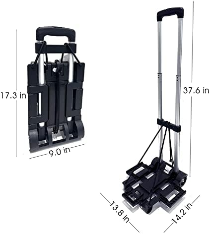 Car Seat Dolly for Airport, Foldable Car Seat Travel Cart & Roller - Image 4