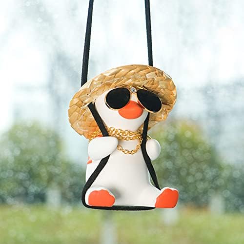 Rear View Mirror Decor Swinging Duck Hanging Accessorie - Image 2