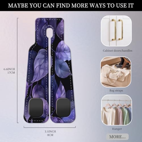 PU Leather Car Seat Hook, Storage Headrest Hanger, Cute Car Backseat Organizer - Image 4