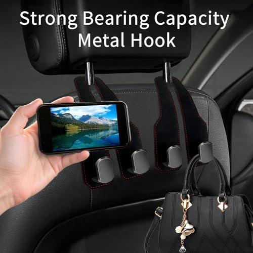 Car Purse Hook, Car Seat Headrest Hooks - Image 3