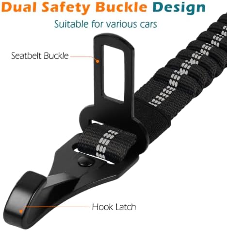 PetBonus Dog Seat Belt for Car, Durable Safe Dog Car Harness for Vehicle - Image 6