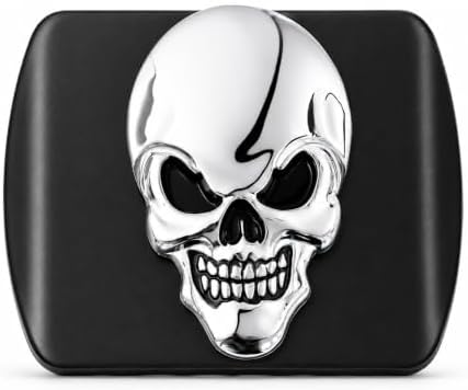 eVerHITCH 3D Skull Metal Trailer Hitch Cover - Image 2
