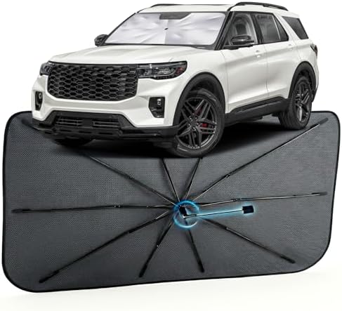 Car Windshield Sun Shade Umbrella by MakeLifeBetter