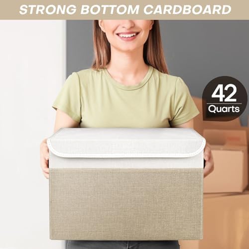 Bagnizer Large 42 Quarts Fabric Storage Bins - Image 6