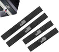 4 PCS Car Door Sill Protector, Carbon Fiber American Flag Threshold Guard Strip by Unknown