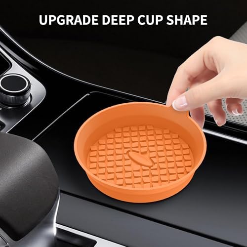 ME.FAN Car Cup Holder Coasters Silicone Cups Mats, Automotive Universal - Image 4