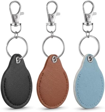 3 PCS RFID Key Fob Holder, PU Leather Key Fob Case Covers Protector by Unknown