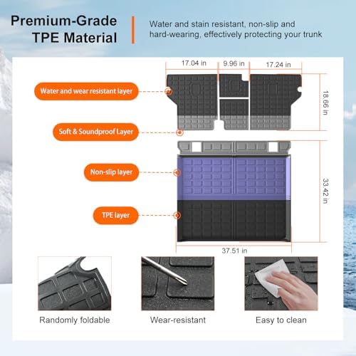 powoq Cargo Mat & Backrest Mats Compatible - Image 5