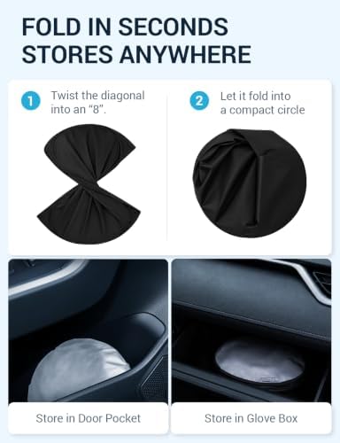 Proadsy Custom Fit Car Windshield Sun Shade - Image 5