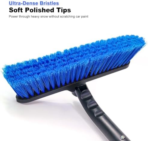 SEAAES Ice Scraper and Brush, Extendable Snow Brush - Image 3