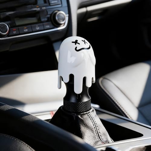 Ghost Gear Shift Knob, Spooky Car Accessories On Halloween Gifts by FirFiltr