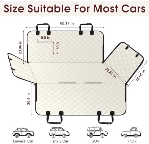 NECKORY Waterproof Dog Car Seat Cover - Image 2