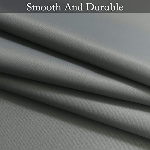 SimpleHome Ombre Grey to Grey White Curtains - Image 7
