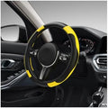 DXNQ Car Steering Wheel Cover, 15 Inch Carbon Fiber Leather Stitching Color by DXNQ